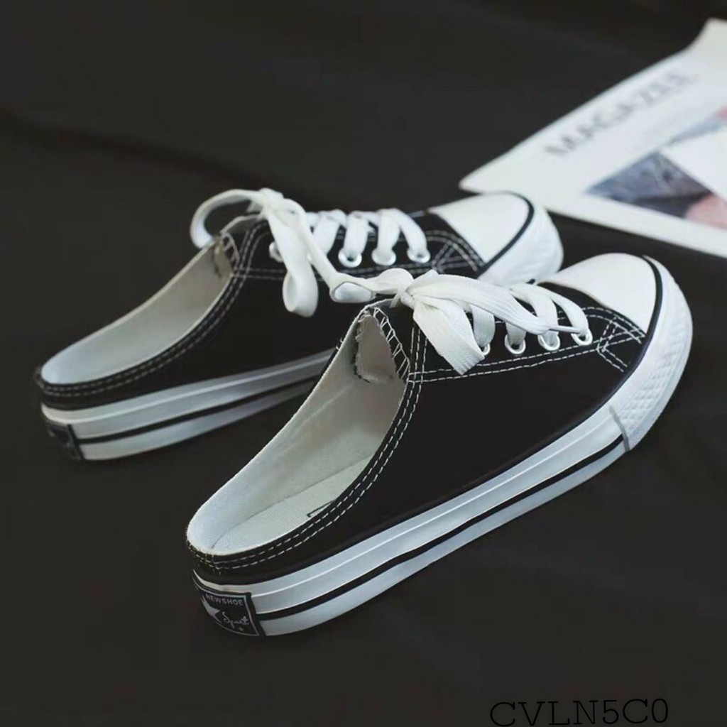 Giày Sục Sục Thể thao CV gót sao lười 3 màu cực xinh | BigBuy360 - bigbuy360.vn