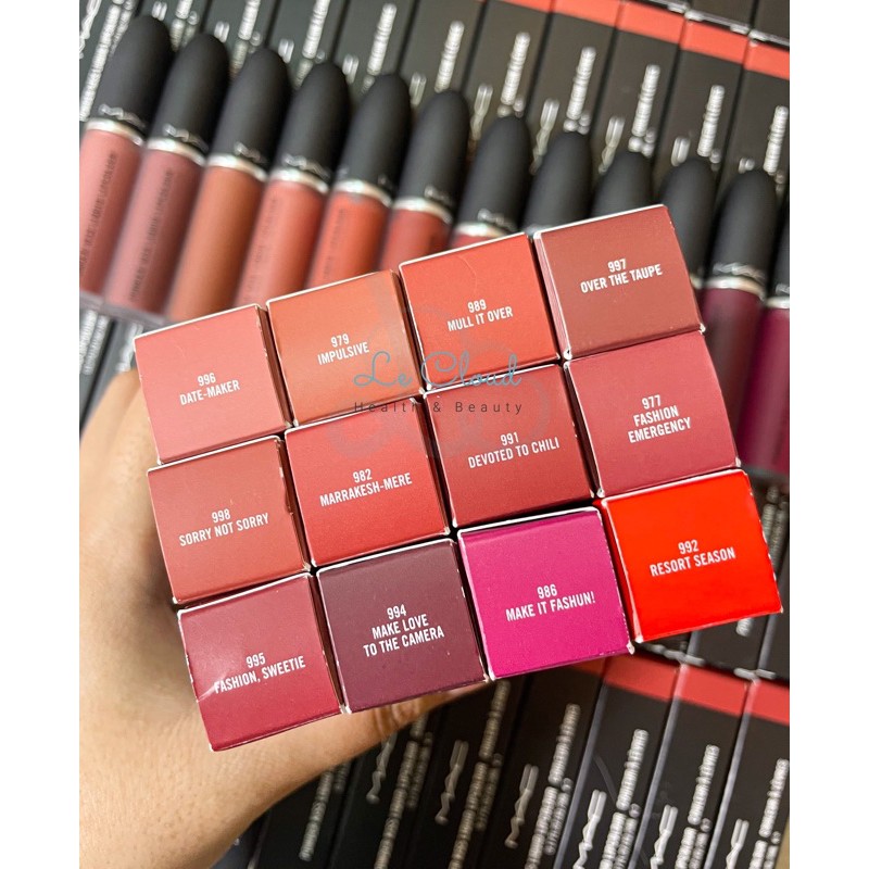 [NEW 2020] Son Kem Lì MAC Powder Kiss Liquid Lipcolour