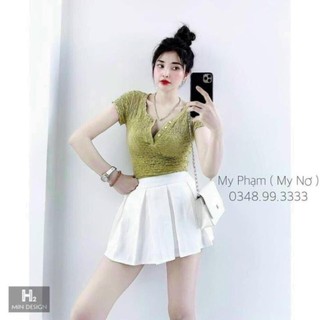 Áo Thun Nữ Chất Đũi Xốp Cực Mát Cổ Tròn Cúc