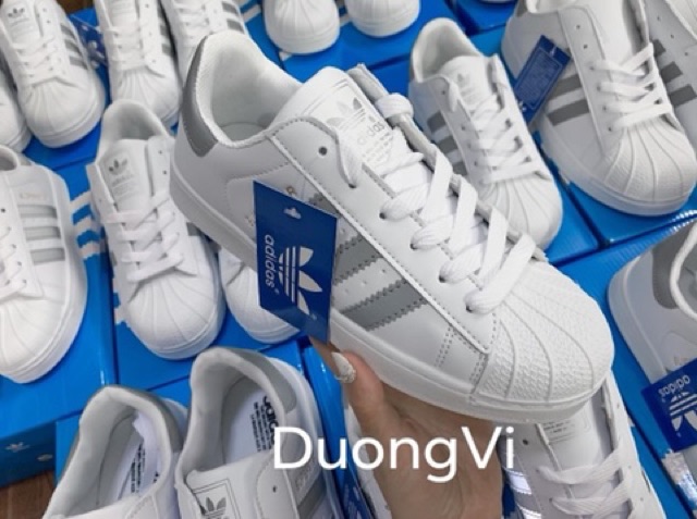 Giày Adidas superstar phát quang (Ảnh thật)