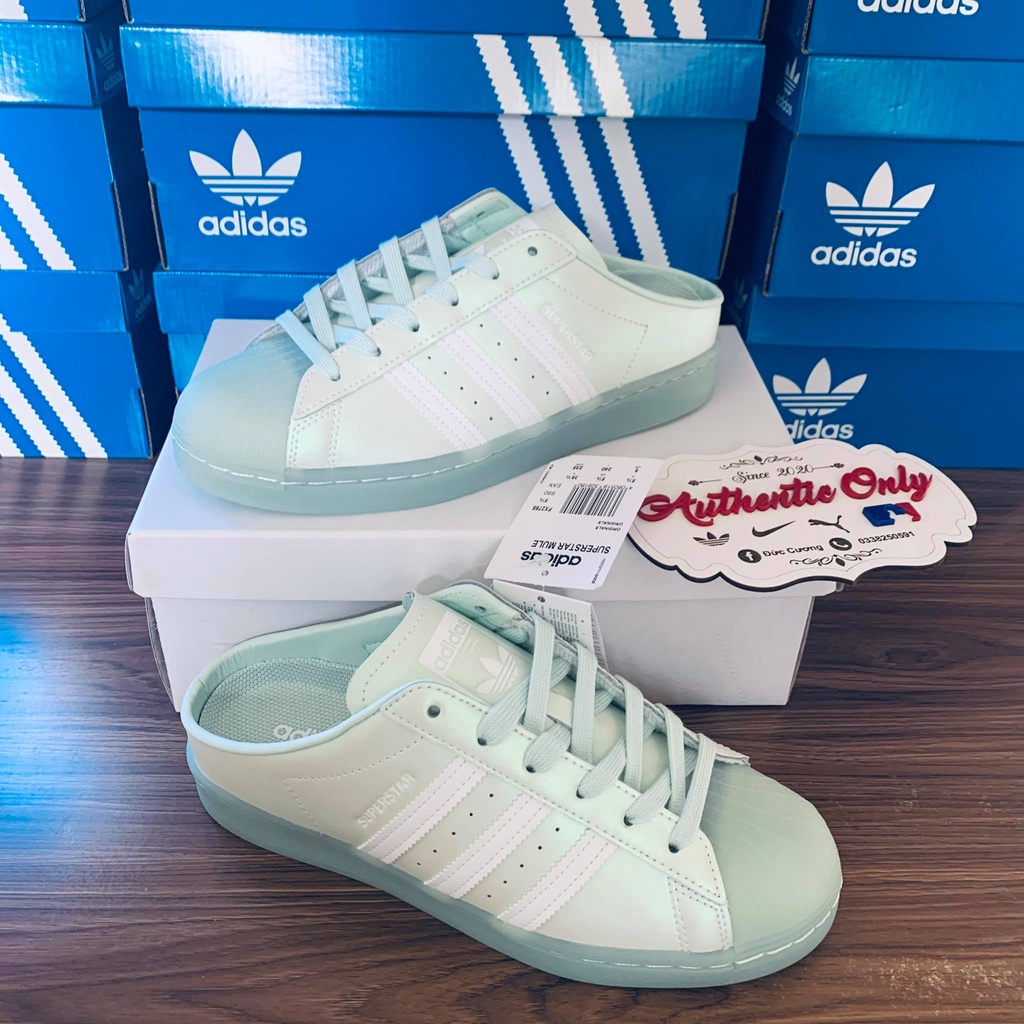 [100% CHÍNH HÃNG] Giày Đạp Gót Adidas Superstar Mule - FX0527, FX2755, FX2756, FX0528