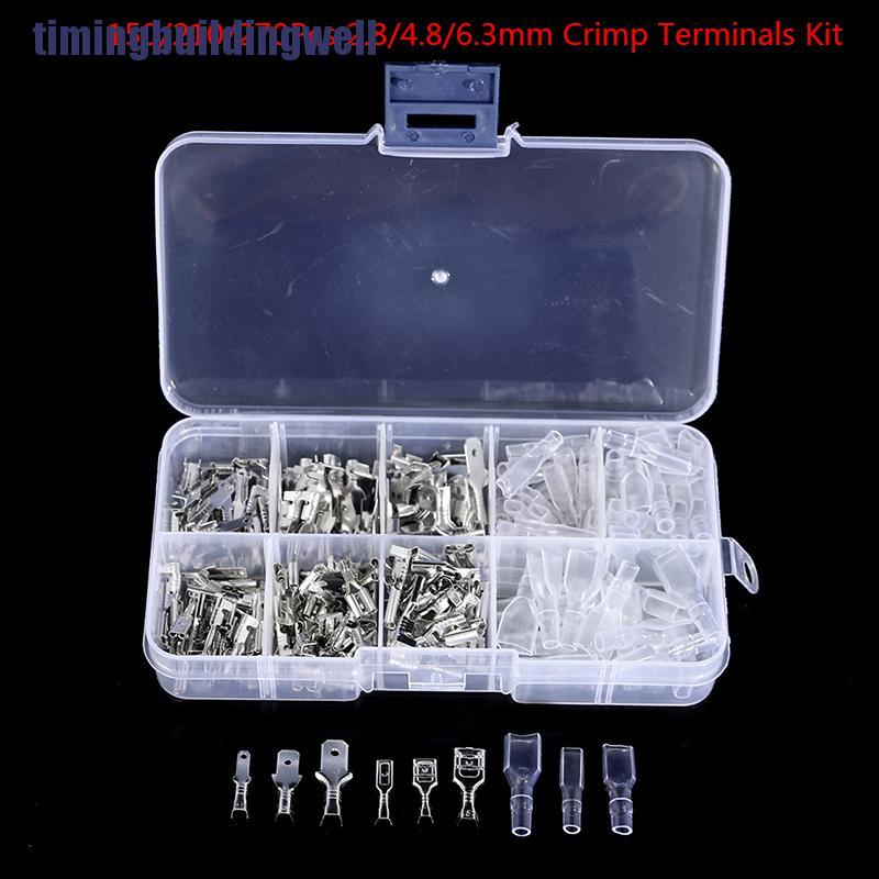 Set 150 / 210 / 270 Đầu Nối Dây Điện 2.8 / 4.8 / 6.3mm