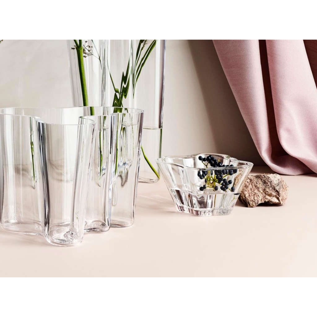 Bát thủy tinh Aalto 75mm Iittala - Màu Trong