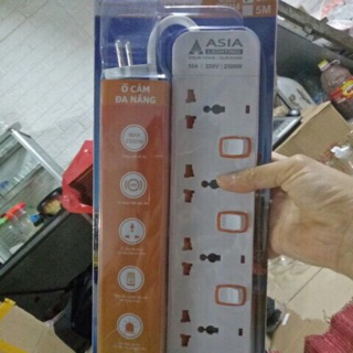 Ổ cắm điện đa năng Asia