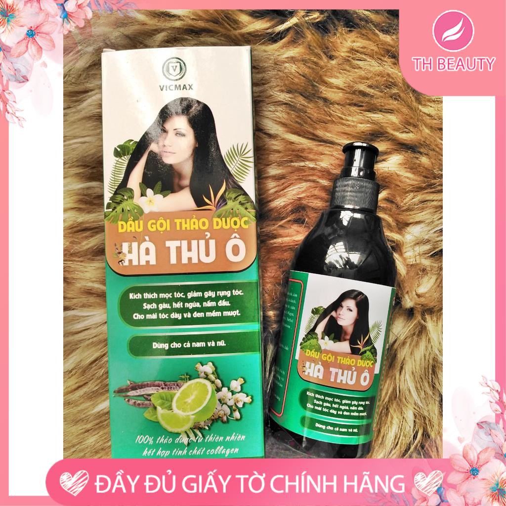 <THẬT 100%> Dầu gội thảo dược Hà Thủ Ô