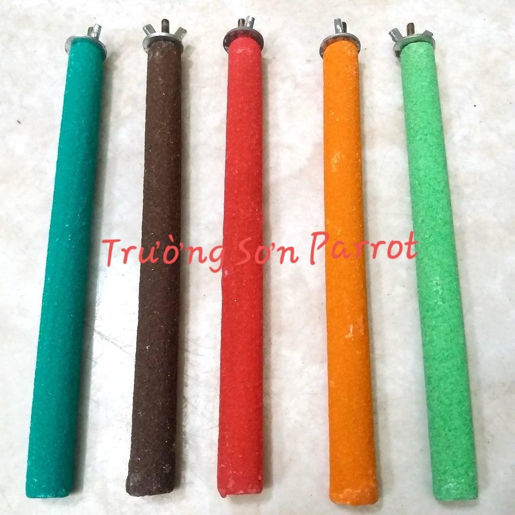 1 cây cầu mài móng cho vẹt gắn lồng chim đủ size