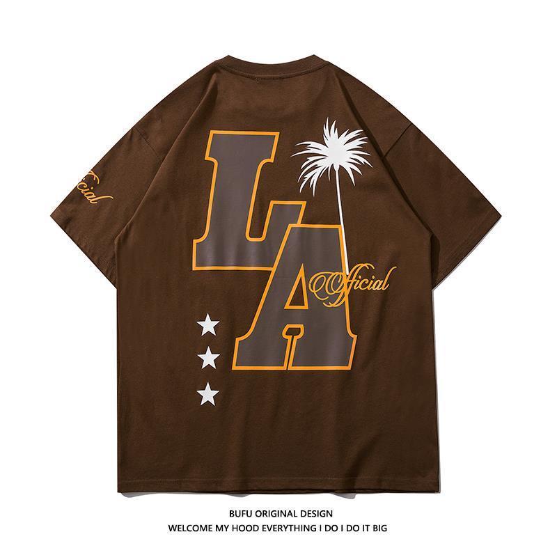 Áo Thun Tay Ngắn Phong Cách Hip Hop Âu Mỹ Thời Trang Cho Cặp Đôi