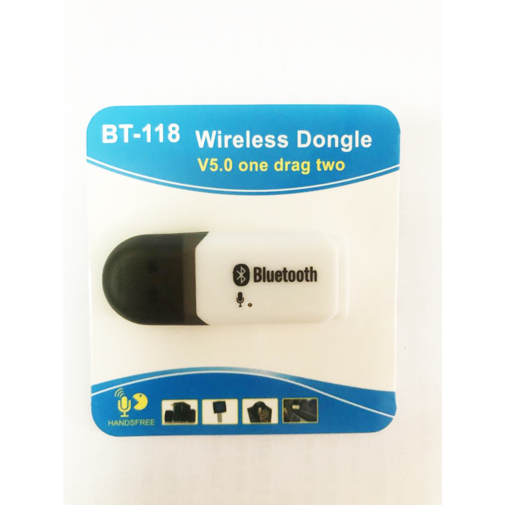 USB Bluetooth 5.0 Dongle BT-118 chống nhiễu chuyên dùng loa xe ô tô xe hơi xe tải -  loa có cổng usb