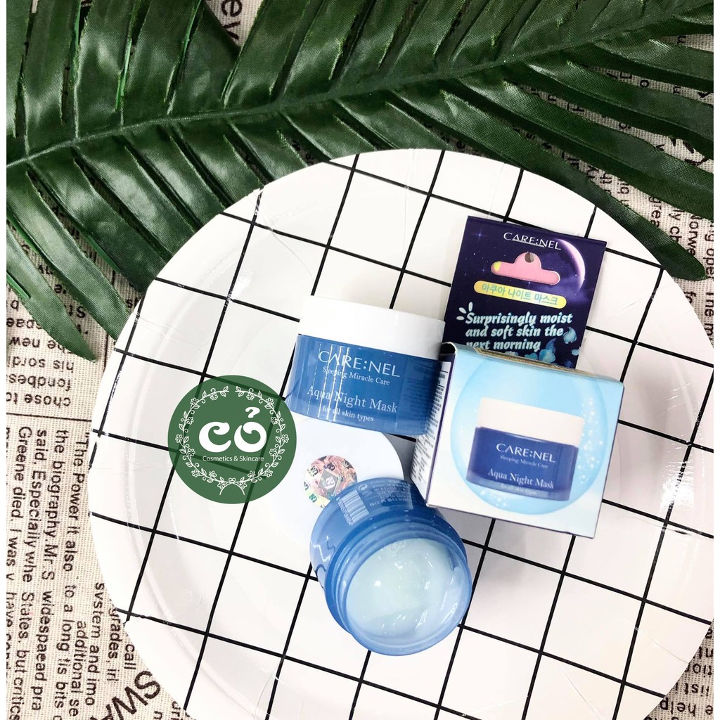 Mặt Nạ Ngủ Cấp Nước CARE:NEL Aqua Water Sleeping Mask