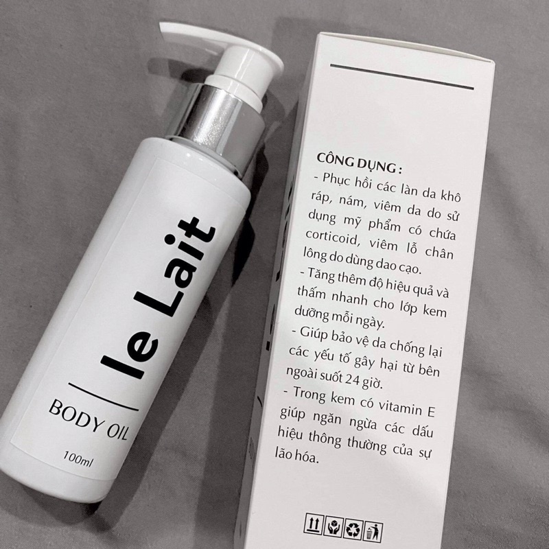 Dầu Dưỡng Thể Le Lait BODY OIL BHA 100ml