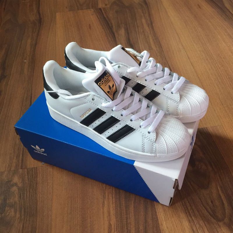 Giày Thể thao giày ADIDAS superstar trắng sọc đen nam nữ cao cấp!!!