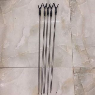 Set 3 chống cần câu inox có khớp thu gọn giá xinh