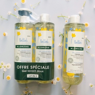 [Mẫu mới] Sữa tắm gội 2 in 1 Klorane bebe Pháp
