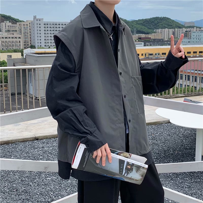 Fashion Design Sleeveless T-shirt For Men