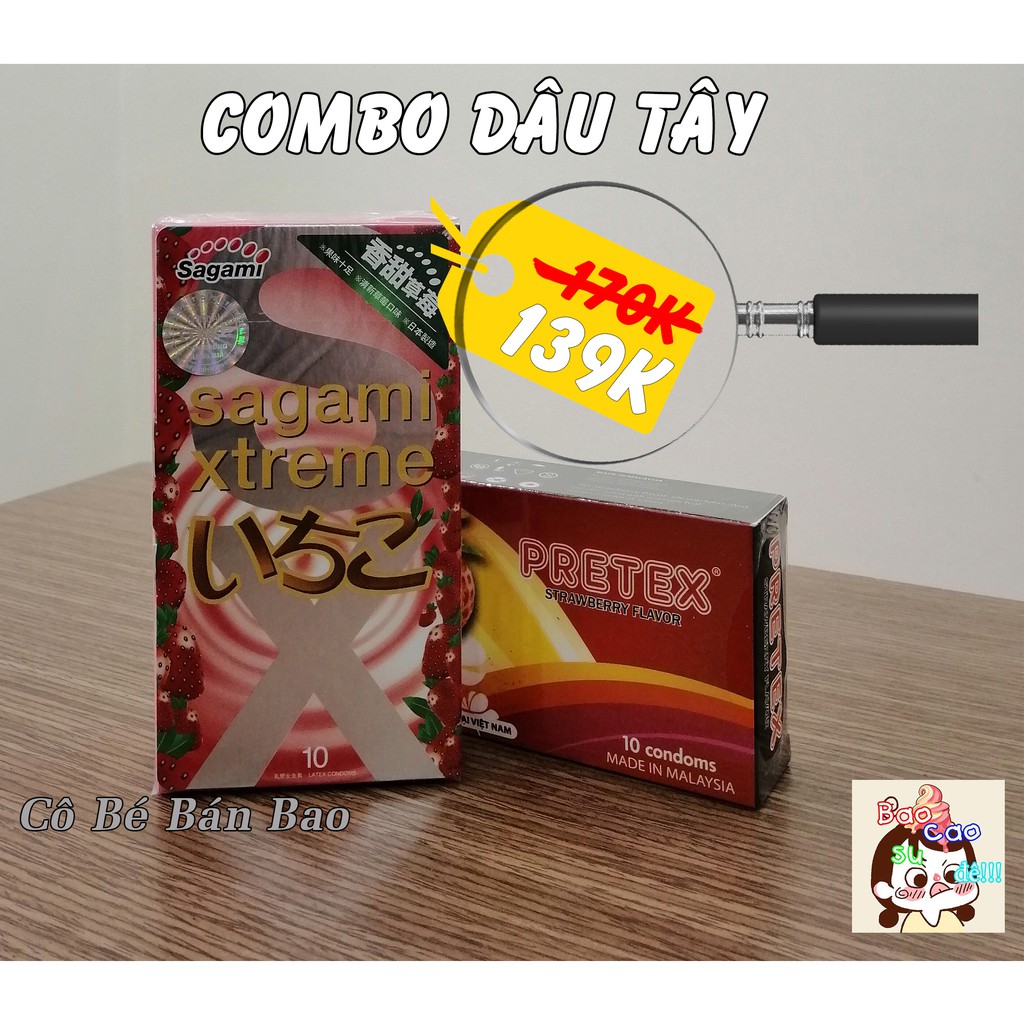 [COMBO DÂU TÂY] SAGAMI DÂU và PRETEX DÂU [CHÍNH HÃNG] [QUYẾN RŨ]