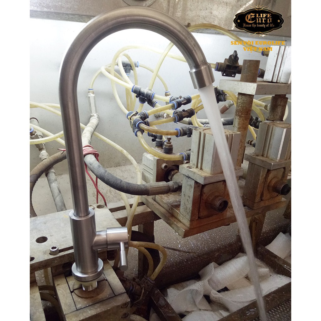 Vòi rửa chén lạnh Inox SUS 304 Eurolife EL-RC07