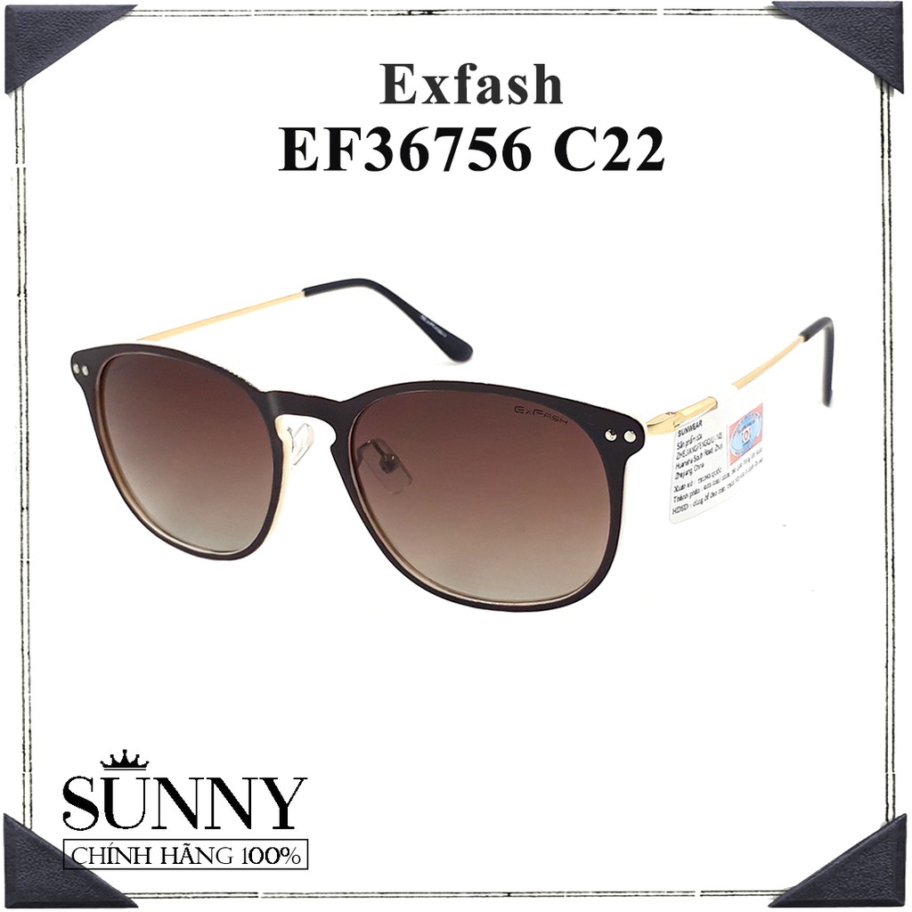EF36756 - kính mắt Exfash chính hãng Korea, kèm tem thẻ chống hàng giả do bộ công an cấp