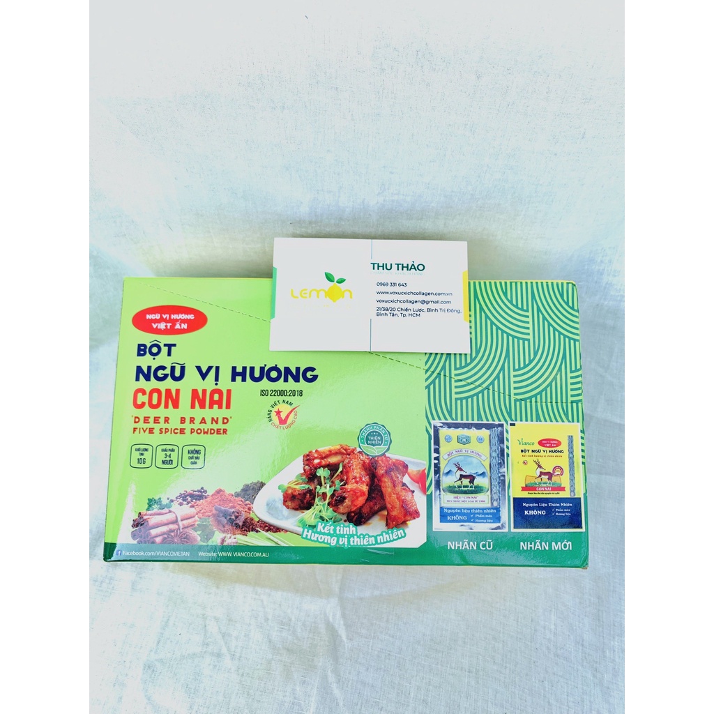 Combo 10 gói Bột Ngũ vị hương hiệu Con Nai VIANCO (gói 10g)