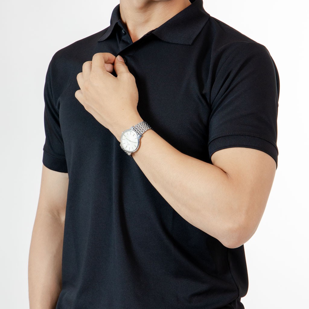 Áo thun ngắn tay có cổ BASIC thương hiệu KNOWHERE | BigBuy360 - bigbuy360.vn