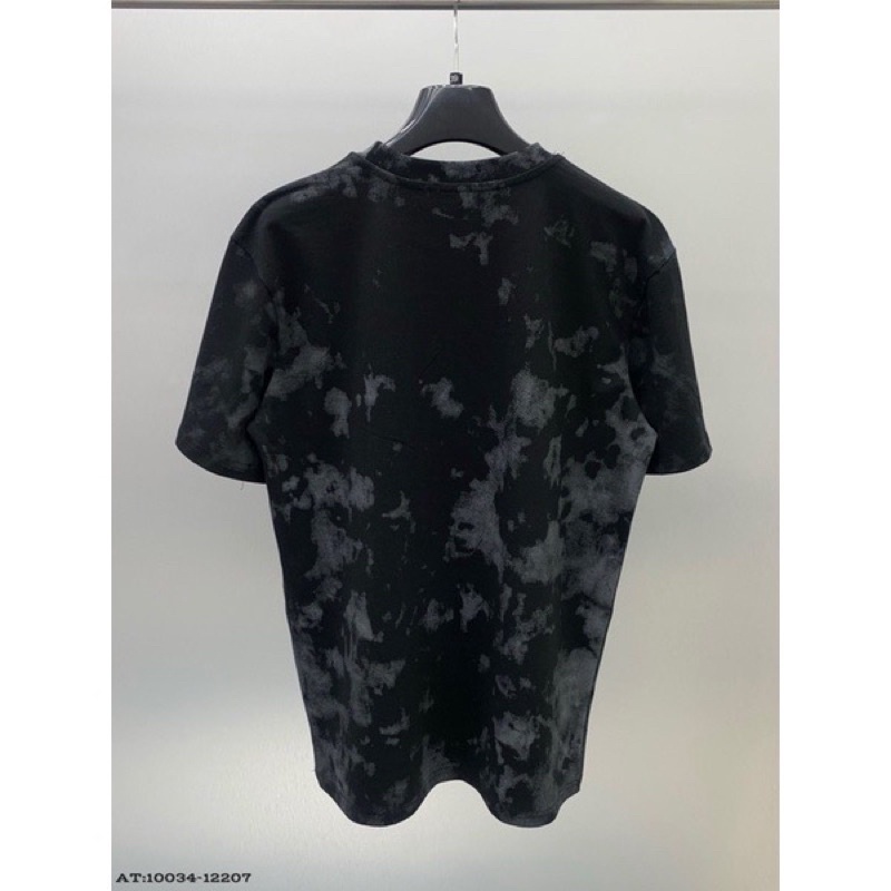 Áo loang đen Vân đá mikenco couture ngắn tay cho nam nữ