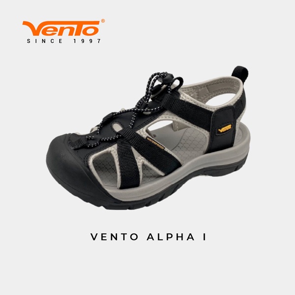 Sandal Vento Alpha I bít mũi đen SD08001