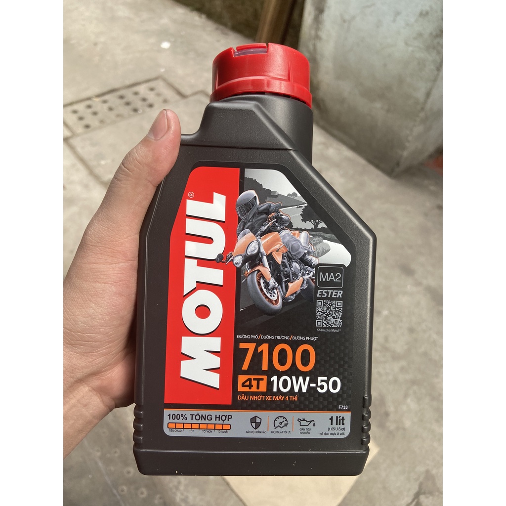 DẦU NHỚT MOTUL 7100 10W50 SỐ 1L TỔNG HỢP