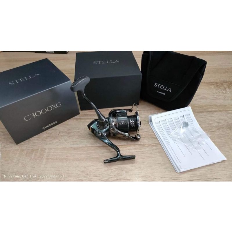 Máy Câu Cá Shimano 2022 Stella FK C3000XG - Máy Đứng