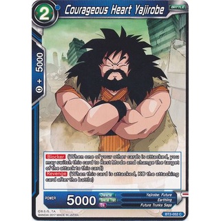 Thẻ bài Dragonball - bản tiếng Anh - Courageous Heart Yajirobe / BT2-052'