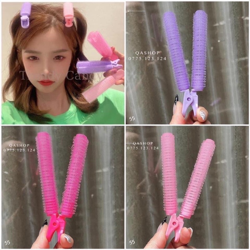 SET 2 LÔ KẸP PHỒNG CHÂN TÓC KOREA