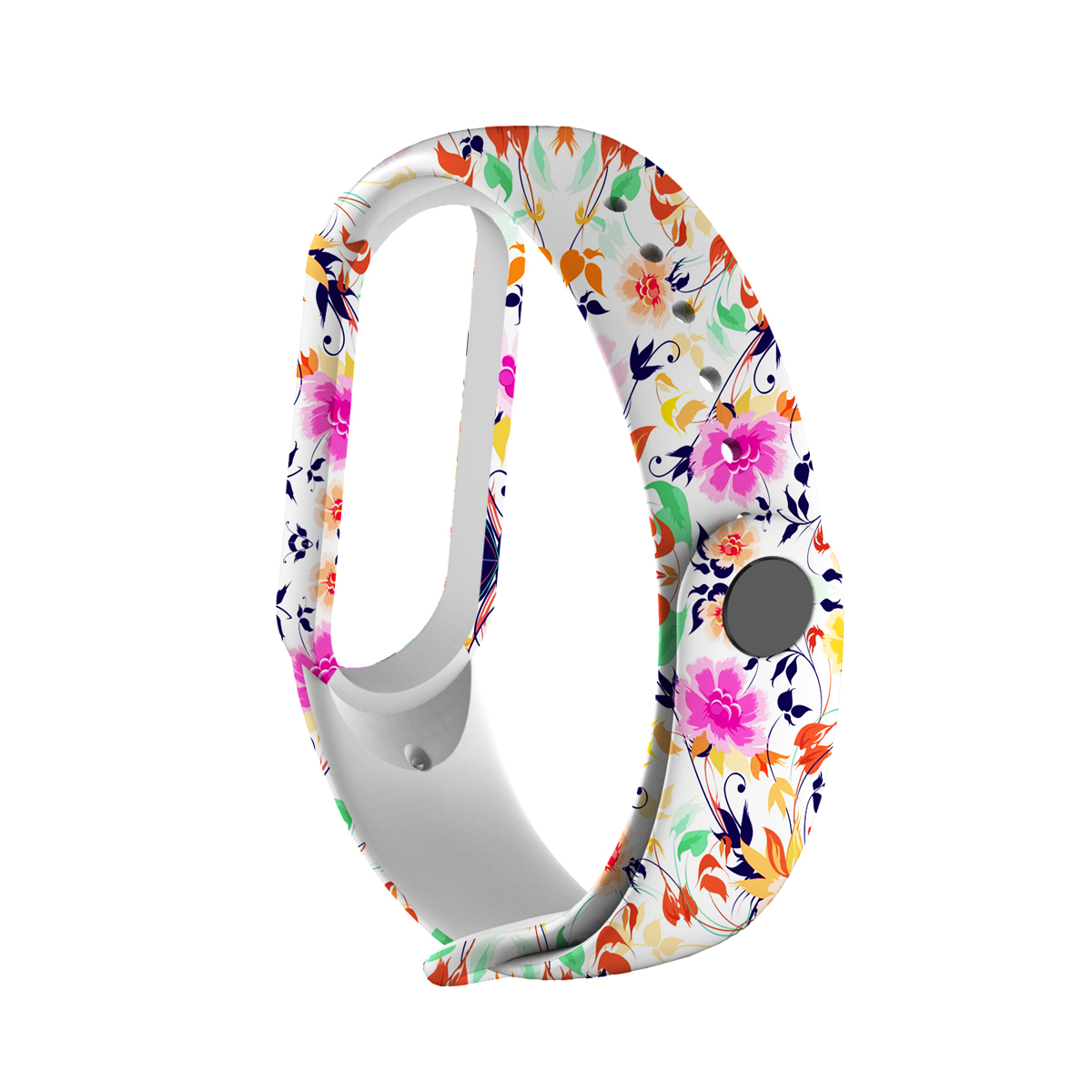 Dây Đeo Silicon Màu Rằn Ri Dành Cho Đồng Hồ Thông Minh Xiaomi Mi Band 5 Miband 5 6