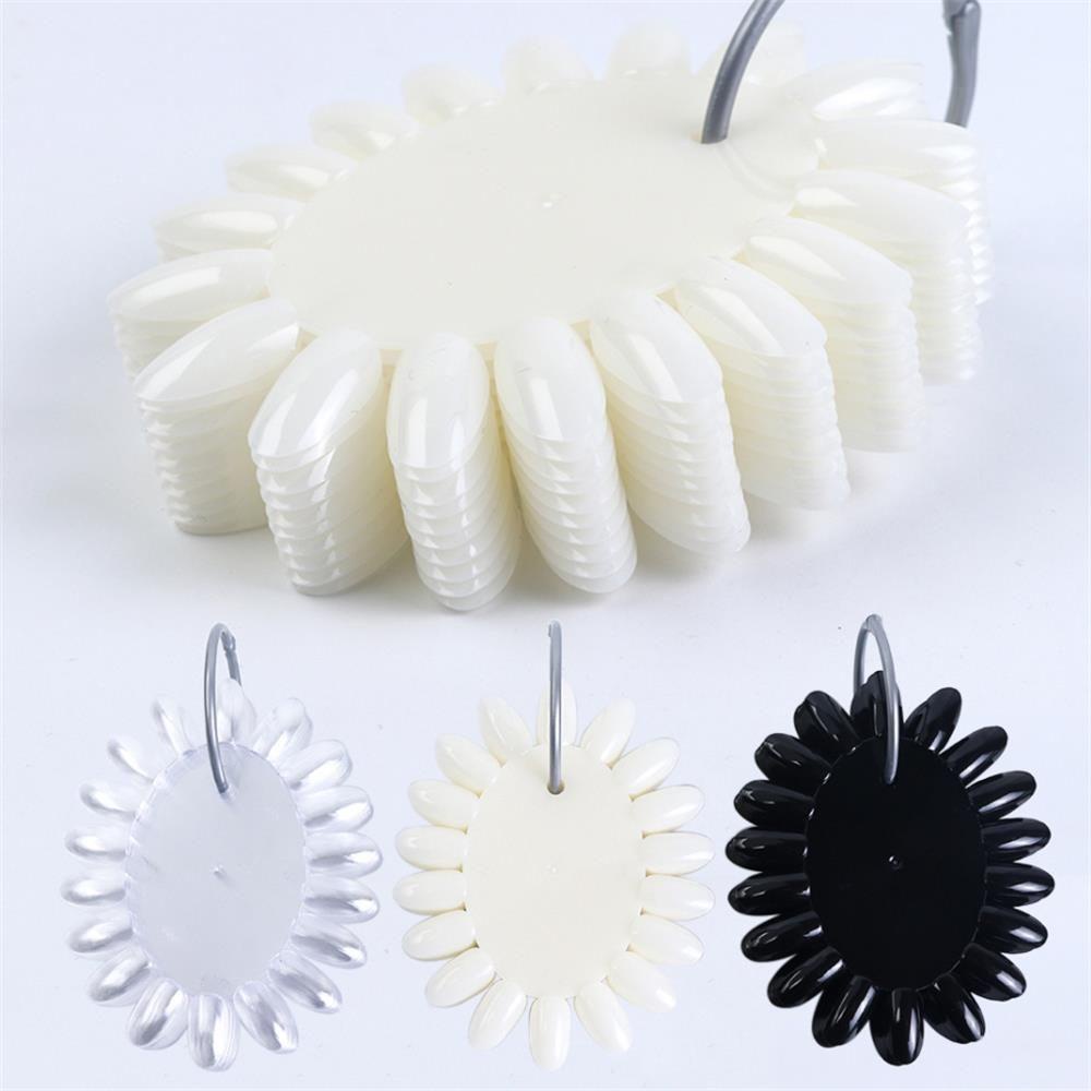 Set 10 Móng Tay Giả Trong Suốt Trưng Bày DIY