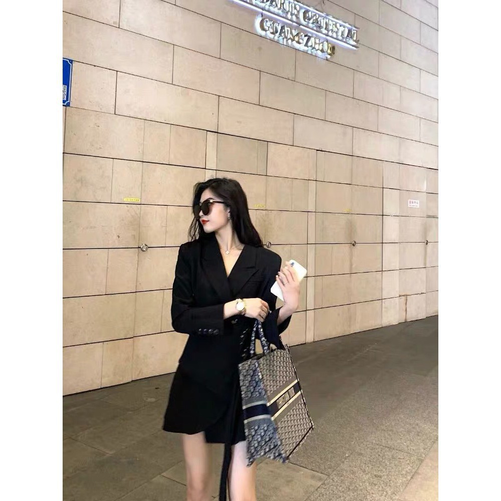 Đầm vest tay dài KÈM quần sort cao cấp đi tiệc cưới, đi bar,dạo phố, đi học, đi làm xinh xắn, sang trọng | BigBuy360 - bigbuy360.vn