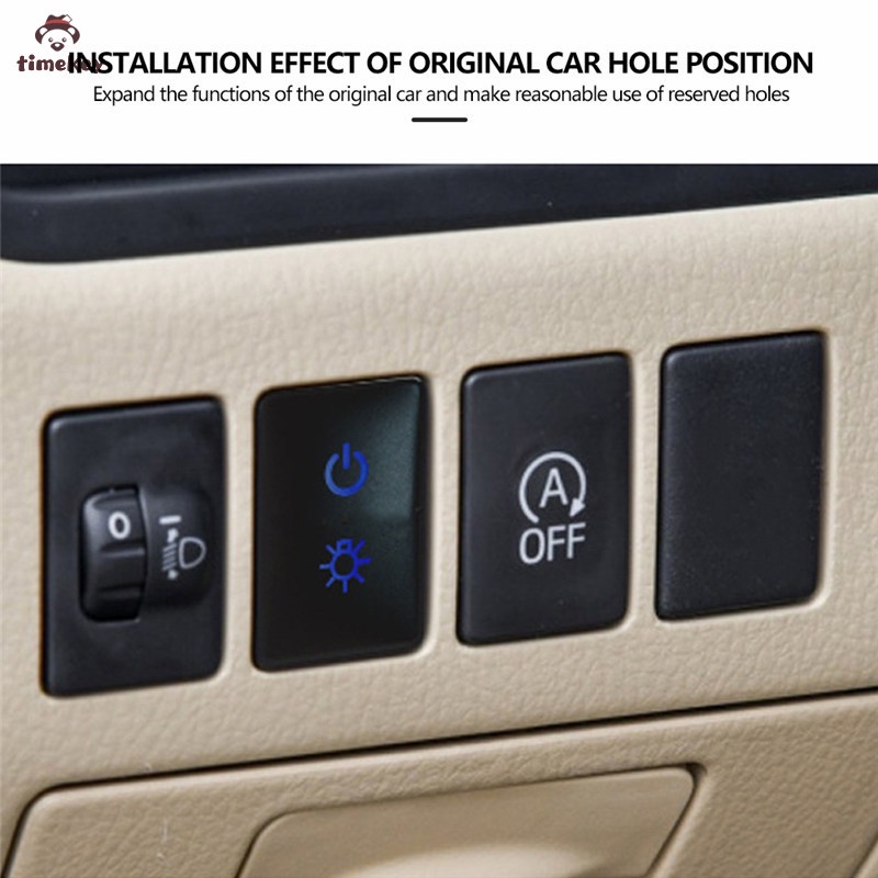 Công tắc hai nút bấm đèn DRL chuyên dụng cho xe hơi toyota