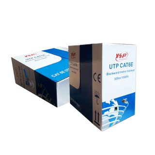 CA031 Thùng cáp mạng VSP UTP CAT6 0907 dài 305m( ruột vỏ màu xanh)