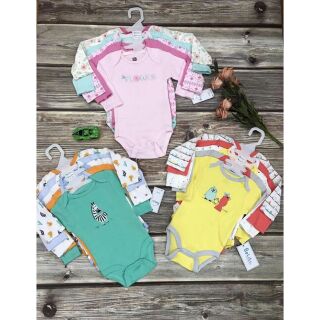 Set 5 áo body chip dài tay cho bé size 0-18m