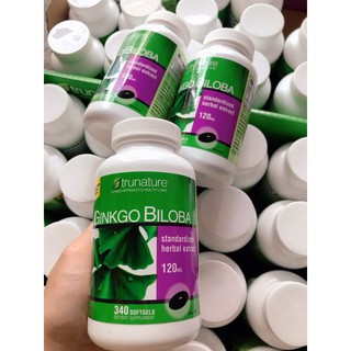 Viên uống Ginkgo Biloba Trunature 120mg 340 viên