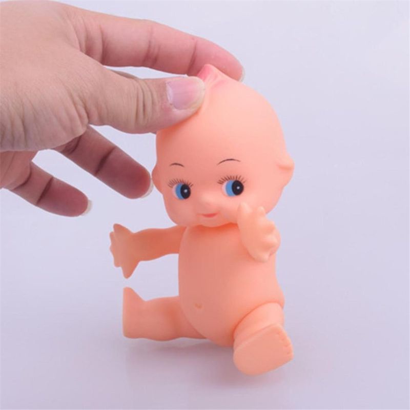 1 Búp Bê Đồ Chơi Bằng Silicon Mềm Có Âm Thanh Vui Nhộn Cho Bé