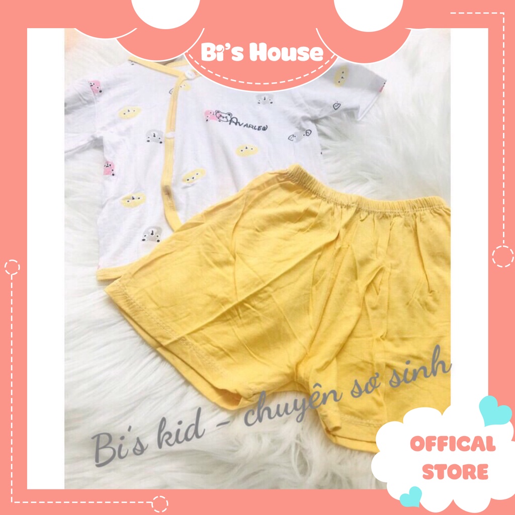 🌟 Quần áo sơ sinh cộc tay chất thun lạnh Aveslew 3-8kg🍀