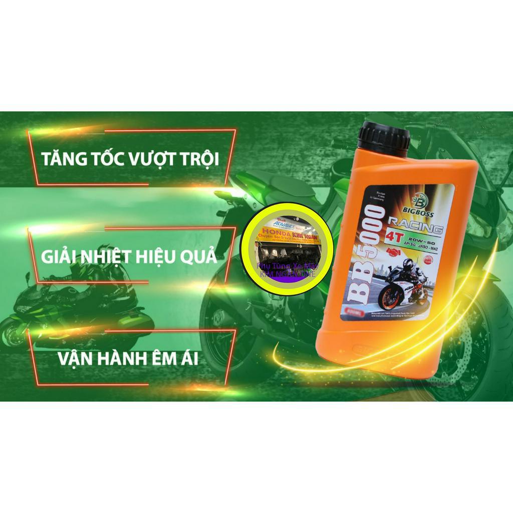 Nhớt giá rẻ BIGBOSS 20W-50 1L cho xe côn tay, xe số