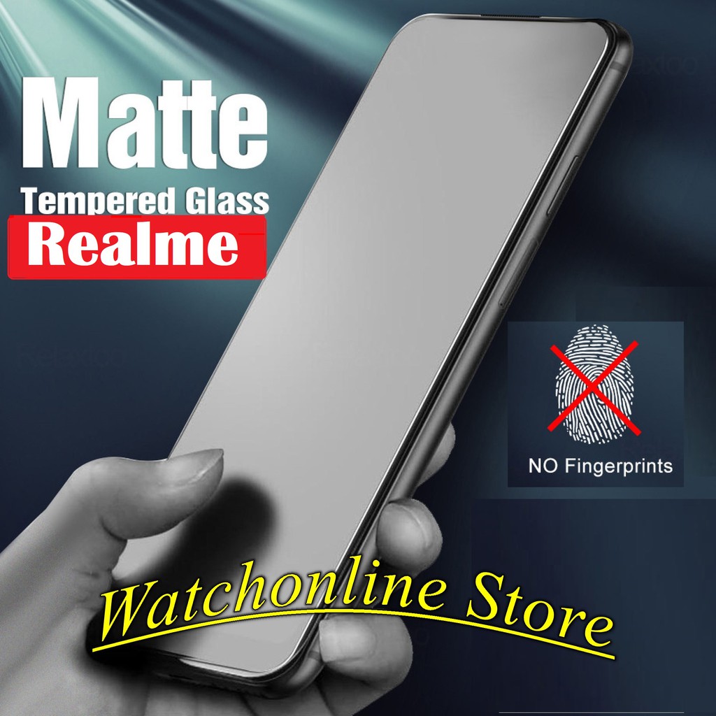Cường lực chống bám vân tay Realme C20 C30 X2 pro Realme 5/5i/5s C11 C12 C15 C17 C3 C35 C30s
