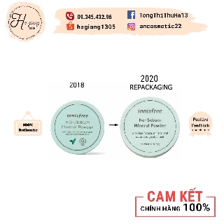 Phấn phủ kiềm dầu innisfree, Phấn phủ dạng bột kiềm dầu Innisfree - No sebum