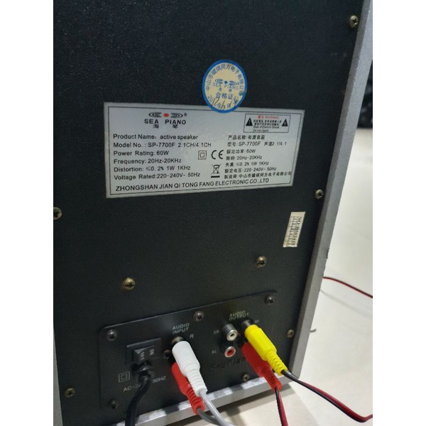 Loa vi tính SeaPiano SP7700F Bass mạnh led đẹp -Đã qua sử dụng