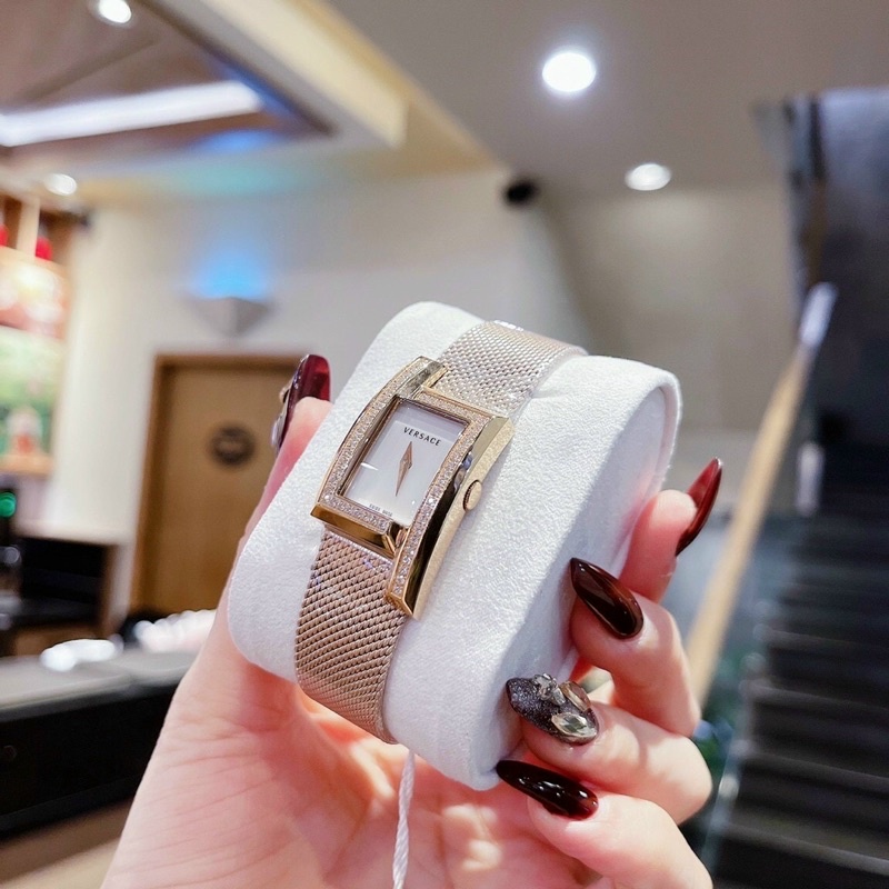 Fullbox hãng bảo hành 12 tháng, đồng hồ đeo tay nữ versace cao cấp cực đẹp, LUTOS WATCH