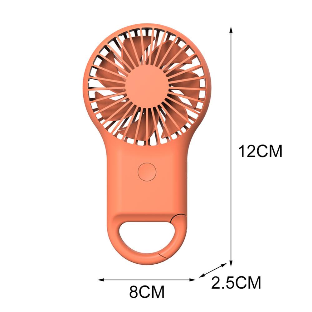 Quạt Làm Mát Mini Cầm Tay Siêu Êm Sạc USB Có Đèn LED Cho R3X3