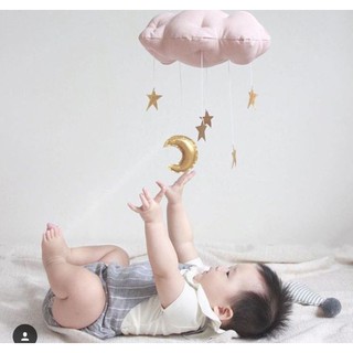 đám mây treo tường, treo nôi trang trí, đạo cụ chụp ảnh cho bé yêu (hàng order)