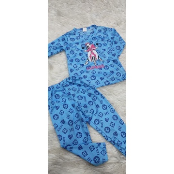 Bộ tay dài quần dài thun lạnh cho bé size nhí