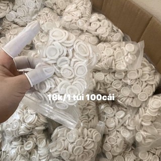 Bao ngón tay cao su (100 ngón)