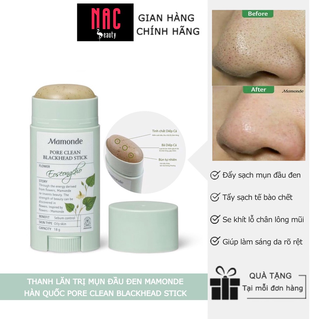 [Chính hãng] THANH LĂN GIẢM MỤN ĐẦU ĐEN MAMONDE