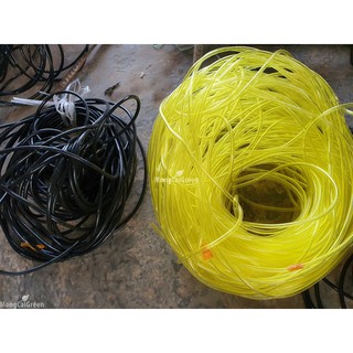 10 mét Dây dẫn xăng, ti ô xăng màu đen - vàng dùng cho máy cắt cỏ, cưa xích, động cơ nhỏ