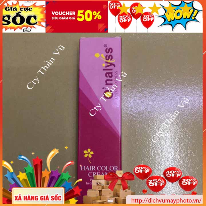 Thuốc Nhuộm Tóc 55 màu thời trang Ơnalyss lên màu tóc đẹp chất hợp thời trang